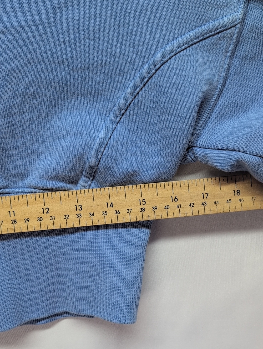 52. Offline aerie Cropped Half-Zip Pullover in Light Blue - Picture 7 of 9
